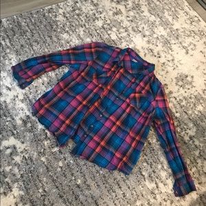 Multi Color Flannel Shirt